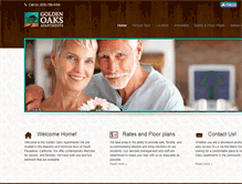 Tablet Screenshot of goldenoaks.biz